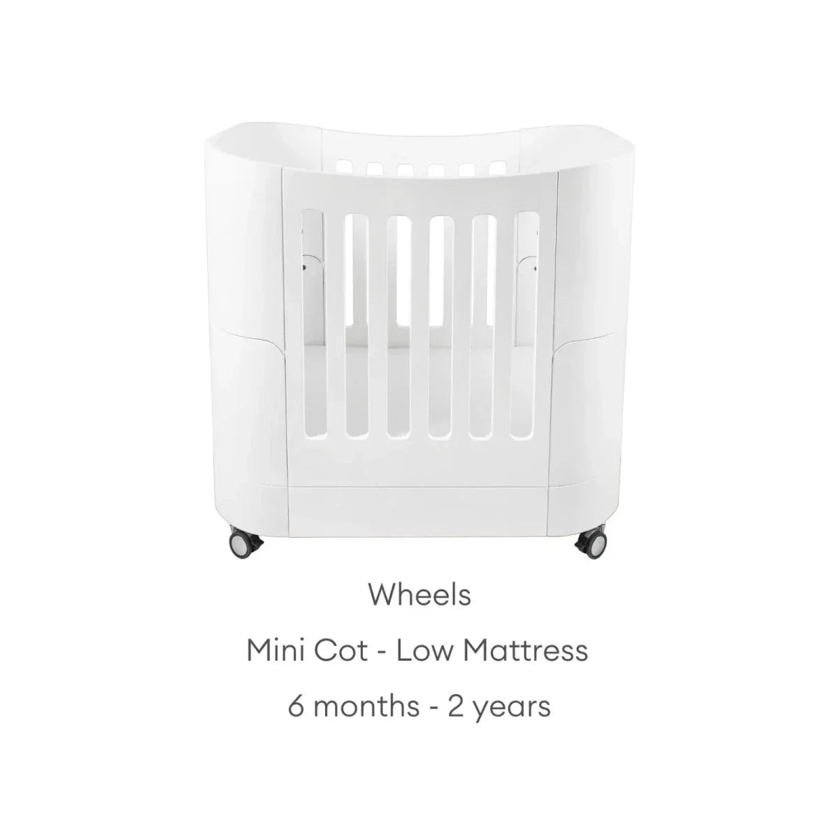 Gaia Baby Serena All-In-One Dresser Set - White/Walnut
