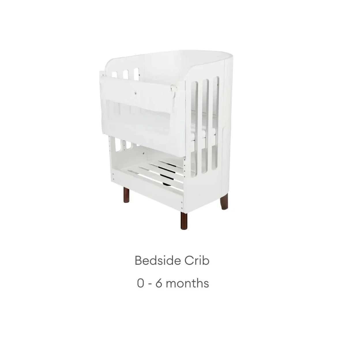 Gaia Baby Serena All-In-One Dresser Set - White/Walnut