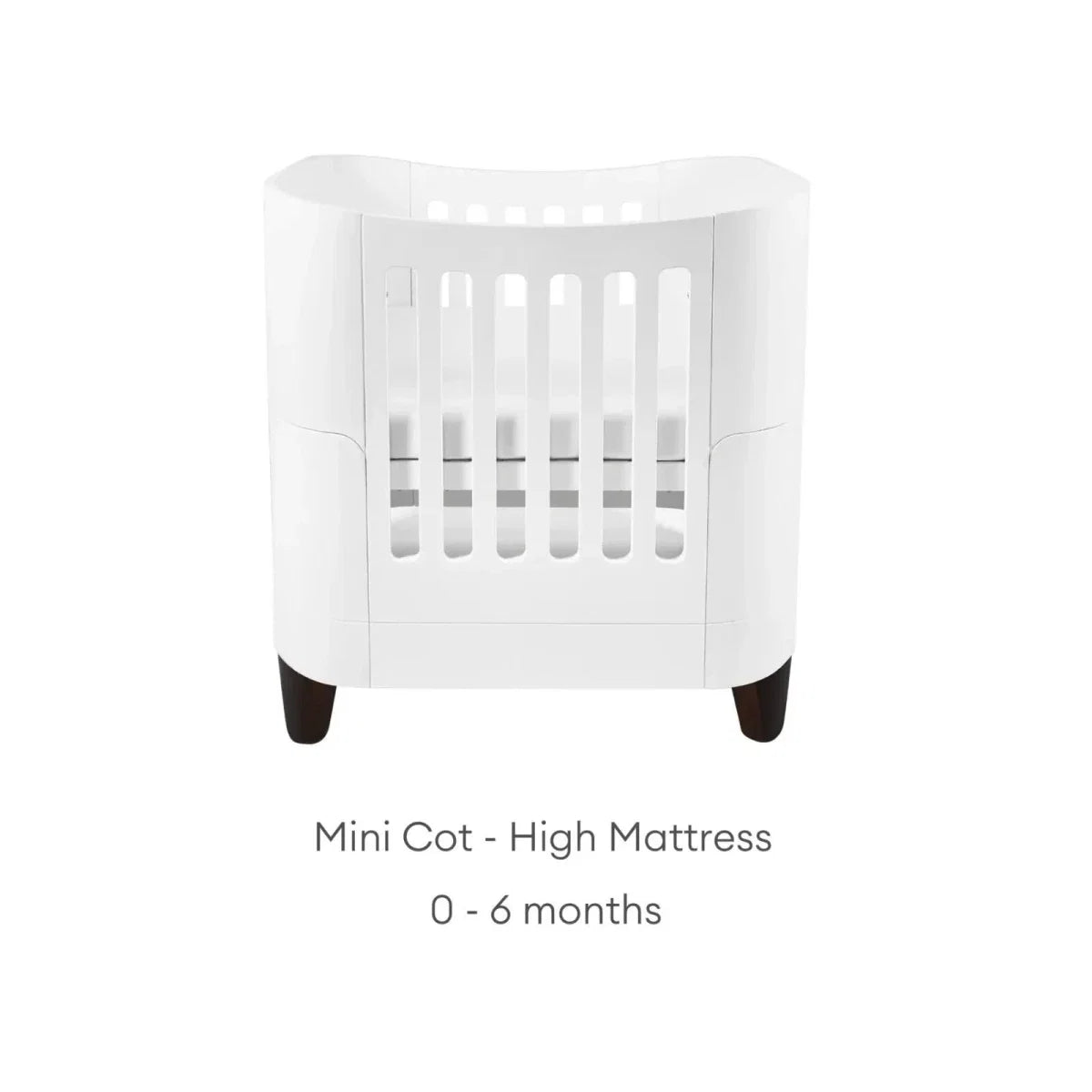 Gaia Baby Serena All-In-One Dresser Set - White/Walnut