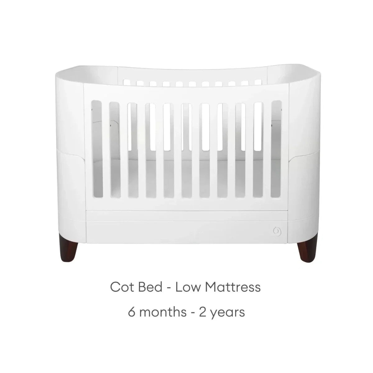 Gaia Baby Serena All-In-One Dresser Set - White/Walnut