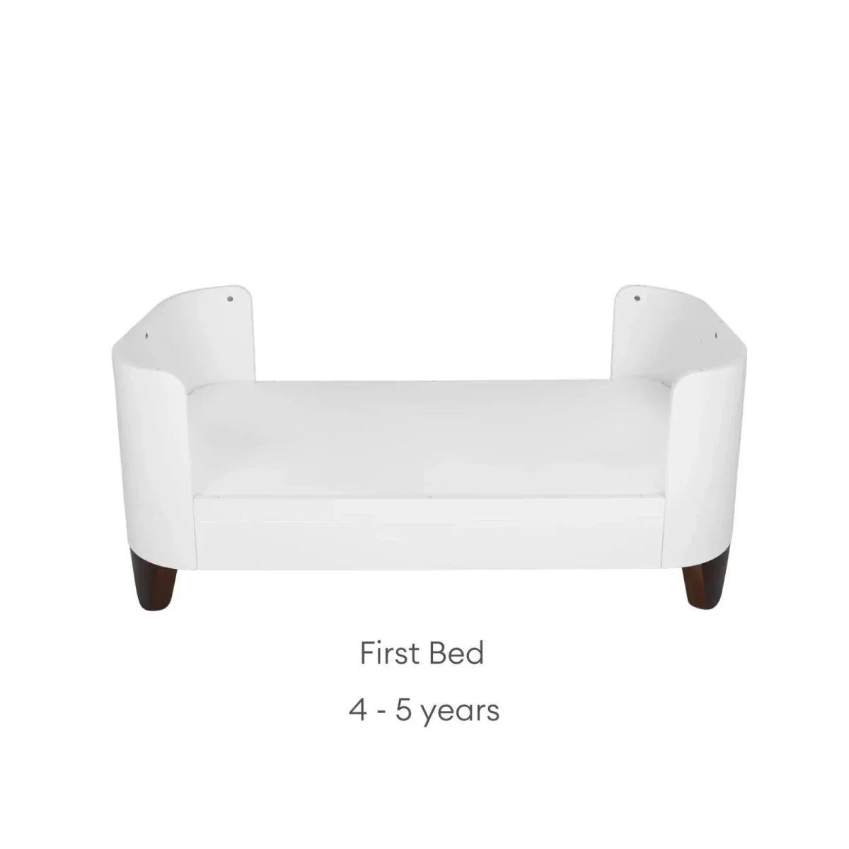 Gaia Baby Serena All-In-One Dresser Set - White/Walnut