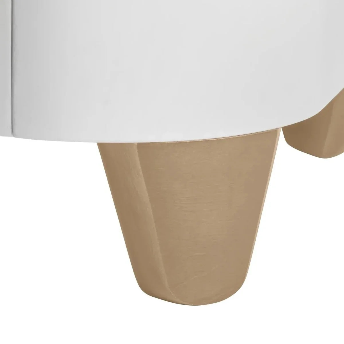 Gaia Baby Serena Cot Bed & Bedside Crib - White/Natural