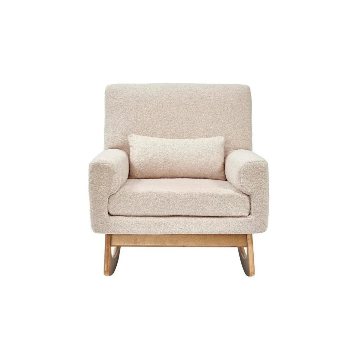 Gaia Baby Serena Nursing Chair and Footstool Set - Biscuit Boucle