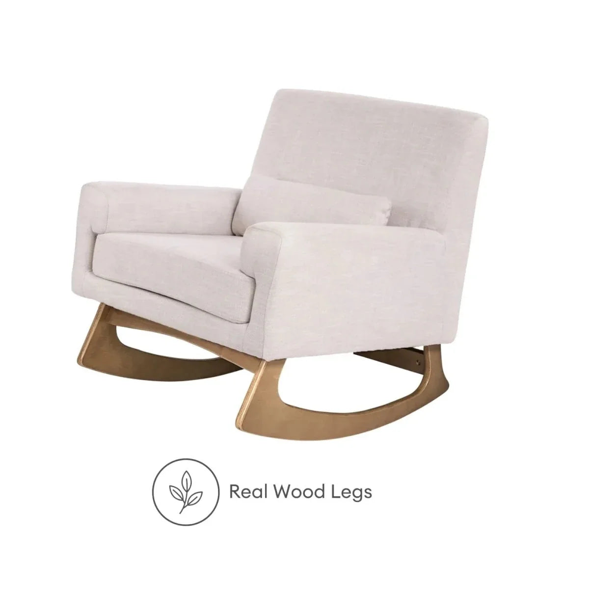 Gaia Baby Serena Nursing Chair and Footstool Set - Oat