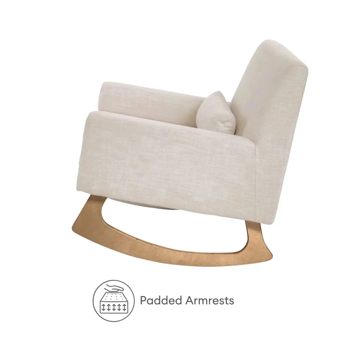 Gaia Baby Serena Nursing Chair and Footstool Set - Oat