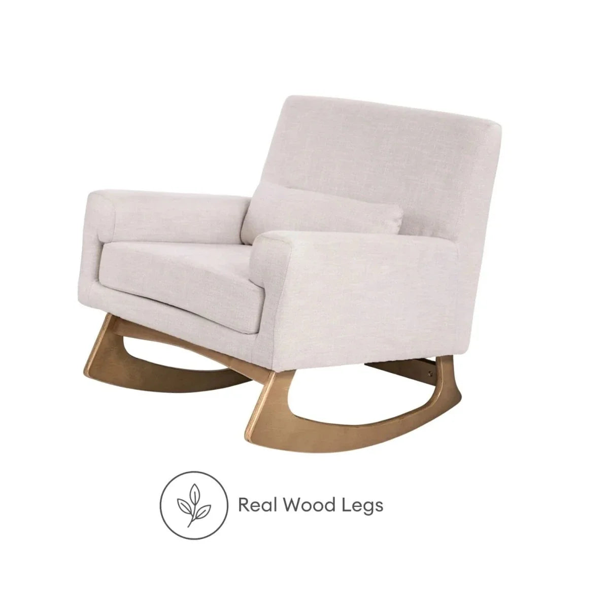 Gaia Baby Serena Rocking & Nursing Chair - Oat