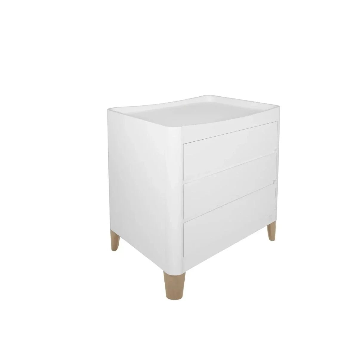 Gaia Baby Serena Dresser - White/Natural