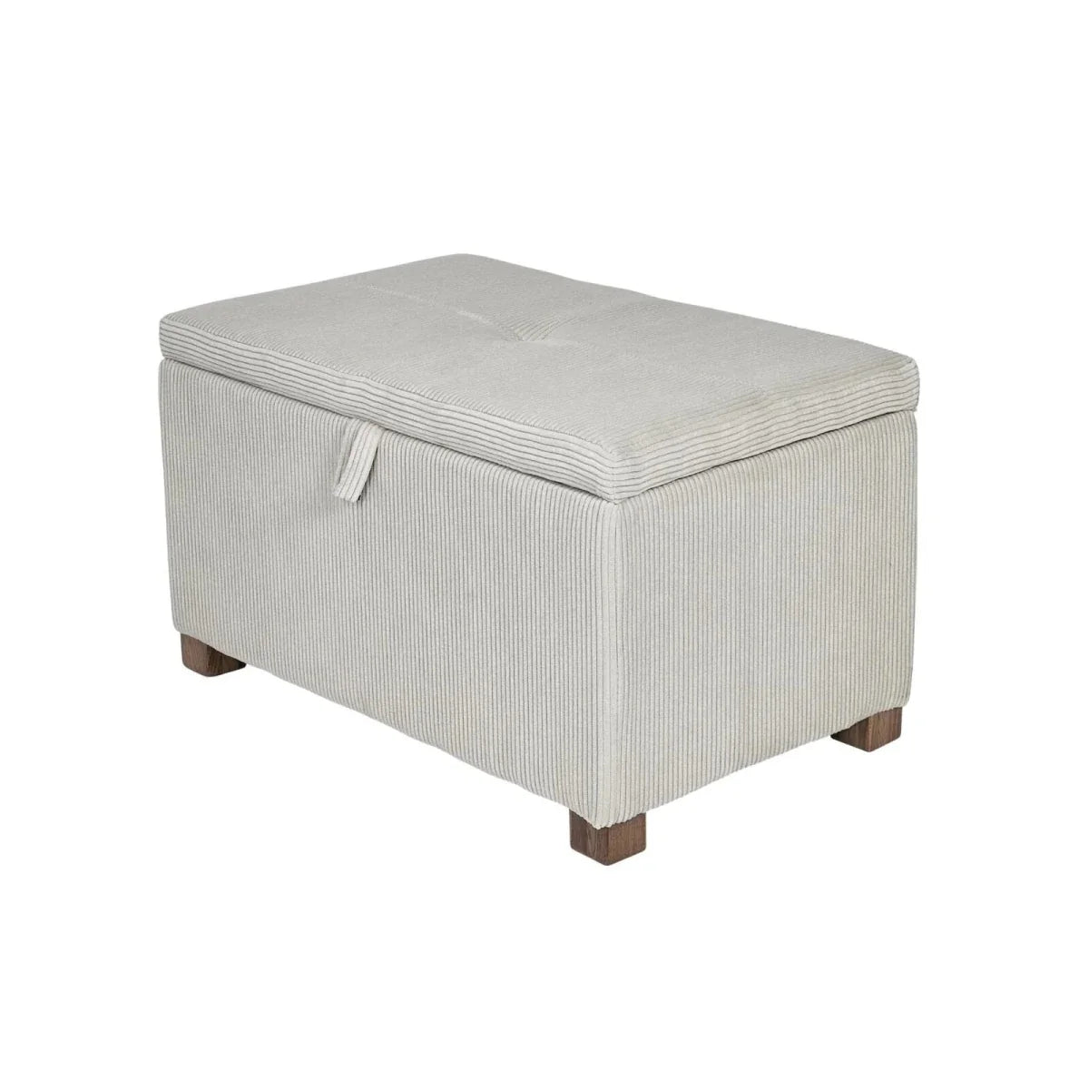 Gaia Baby Serena Footstool - Ecru Corduroy