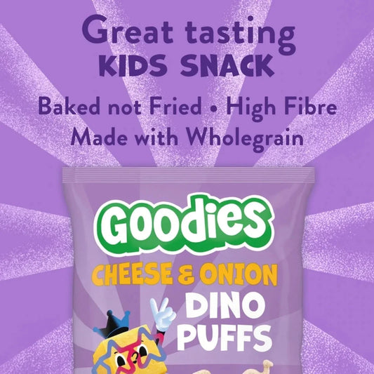 Goodies Cheese & Onion Dino Puffs 48g (4x12g)