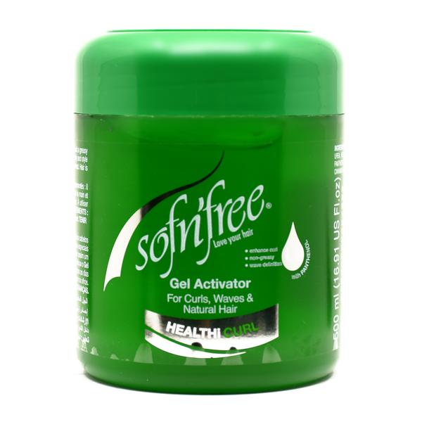 Sof n Free Gel Activator for Defined, Moisturised Curls & Waves 500 ml/16.91 oz