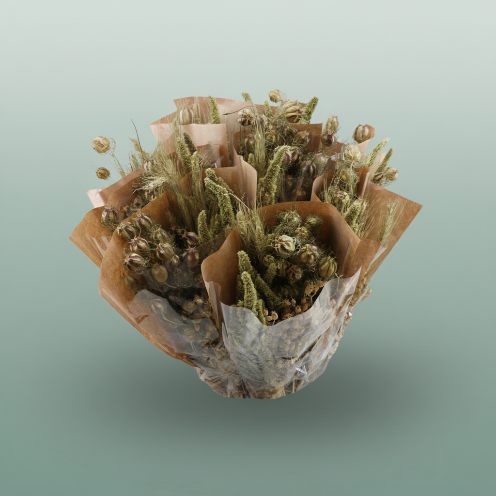 Dried Bouquet - Plastic - Naturel