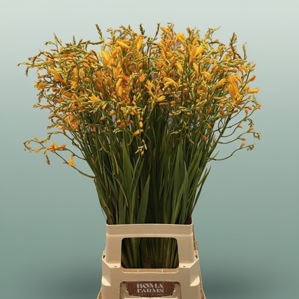 Orange Crocosmia Cut Stems – 65cm