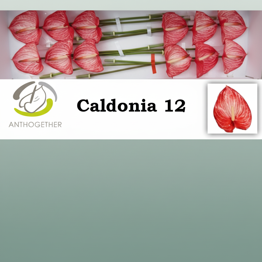 Red Anthurium ‘Caldonia’ – 40cm Stems