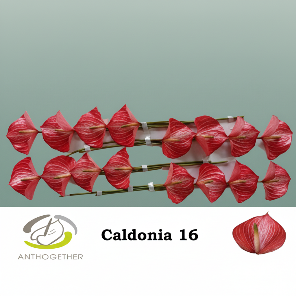 Red Anthurium ‘Caldonia’ – 40cm Stems