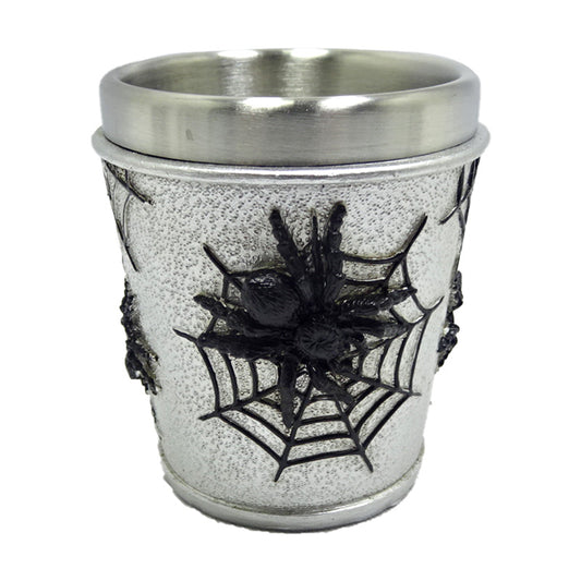 Decorative Shot Glass - Spider Web