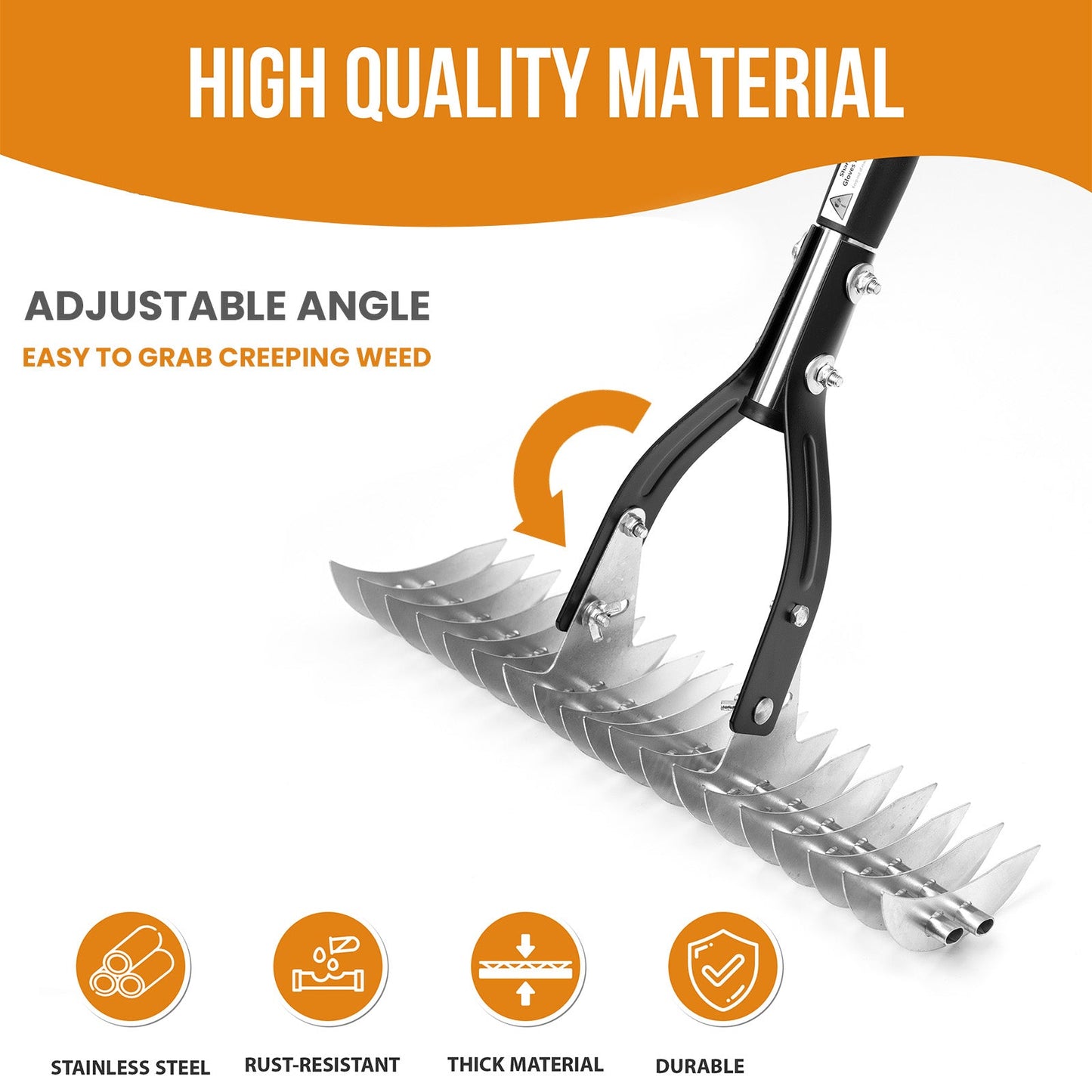 Stainless Steel Thatch Rake