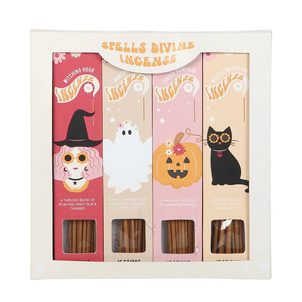 Gothic Gifts Spells Divine Halloween Incense Stick Gift Set