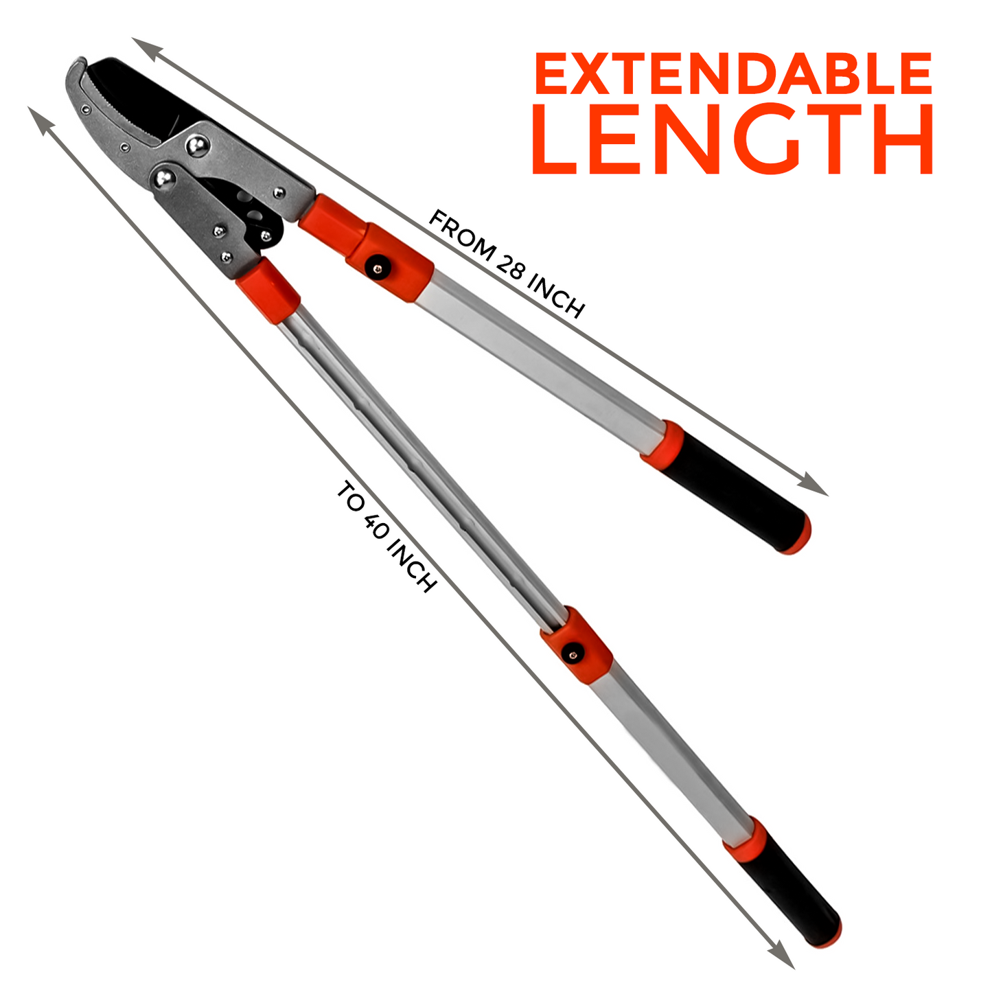 Telescopic Anvil Lopper Tree Branch Pruner