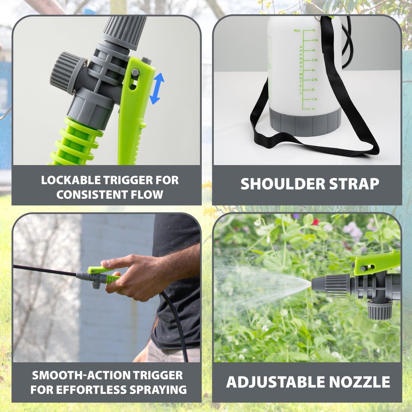 5L Hand Pump Pressure Sprayer
