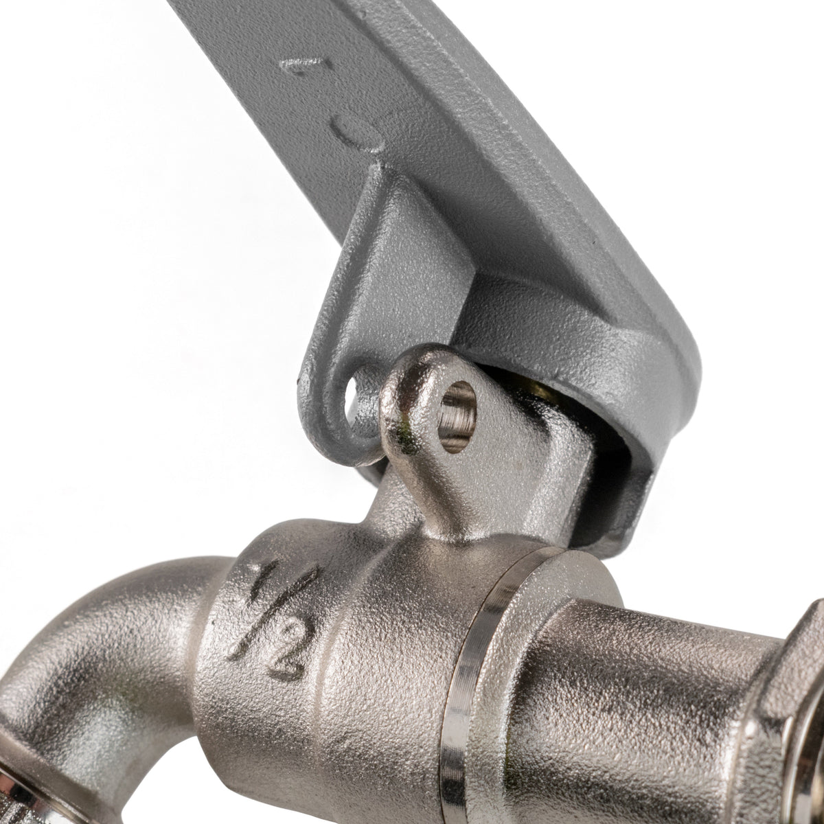 Water Butt Brass Kit 3/4" with Lever Tap Hose Barb and Side Lock and Drill Bit