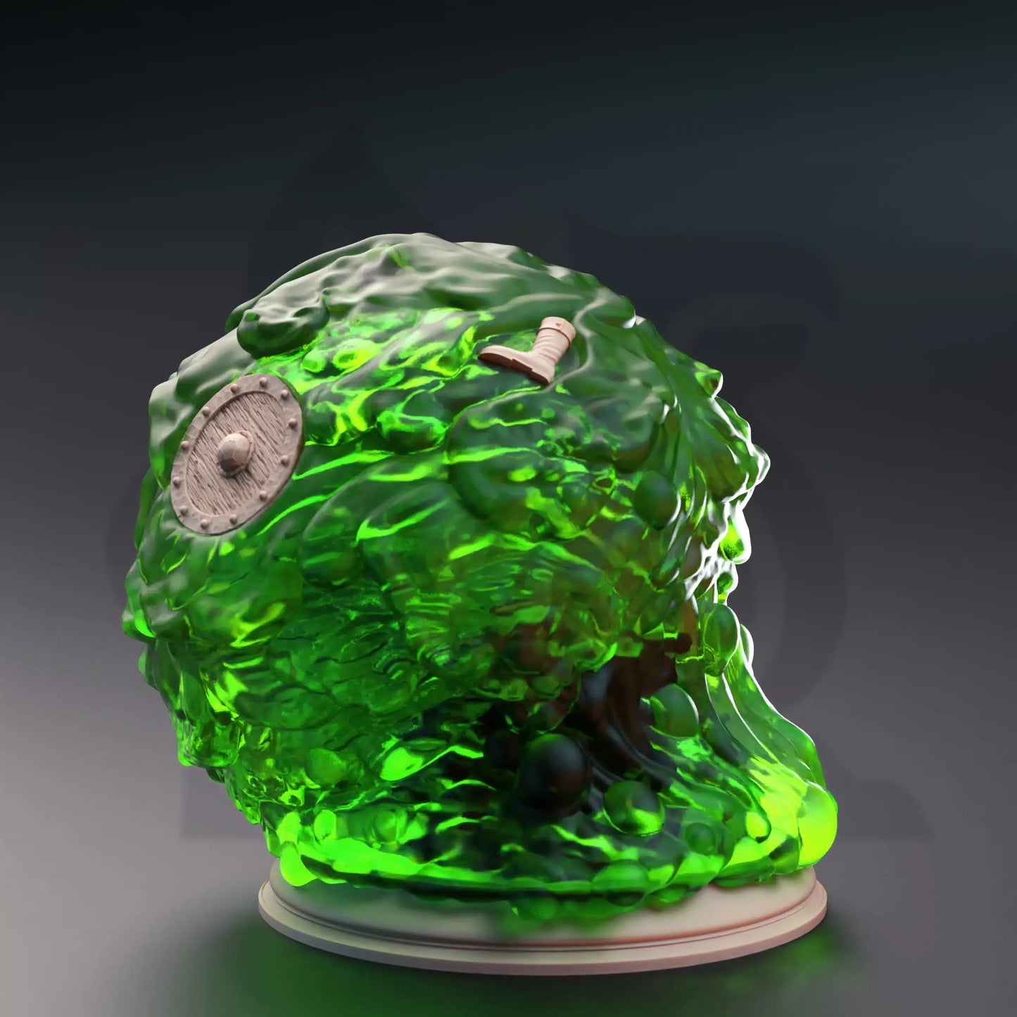 Gelatinous Sphere - 3D Printed Monster Miniature
