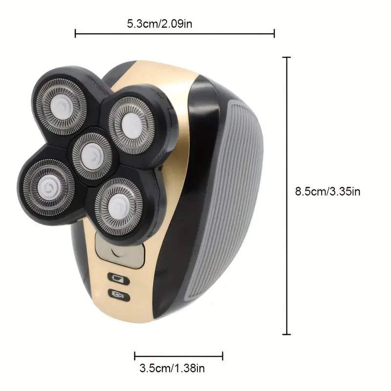 Gertzy Multifunctional Electric Shaver HM-1689 | All-in-One Precision Grooming Tool for Men & Women