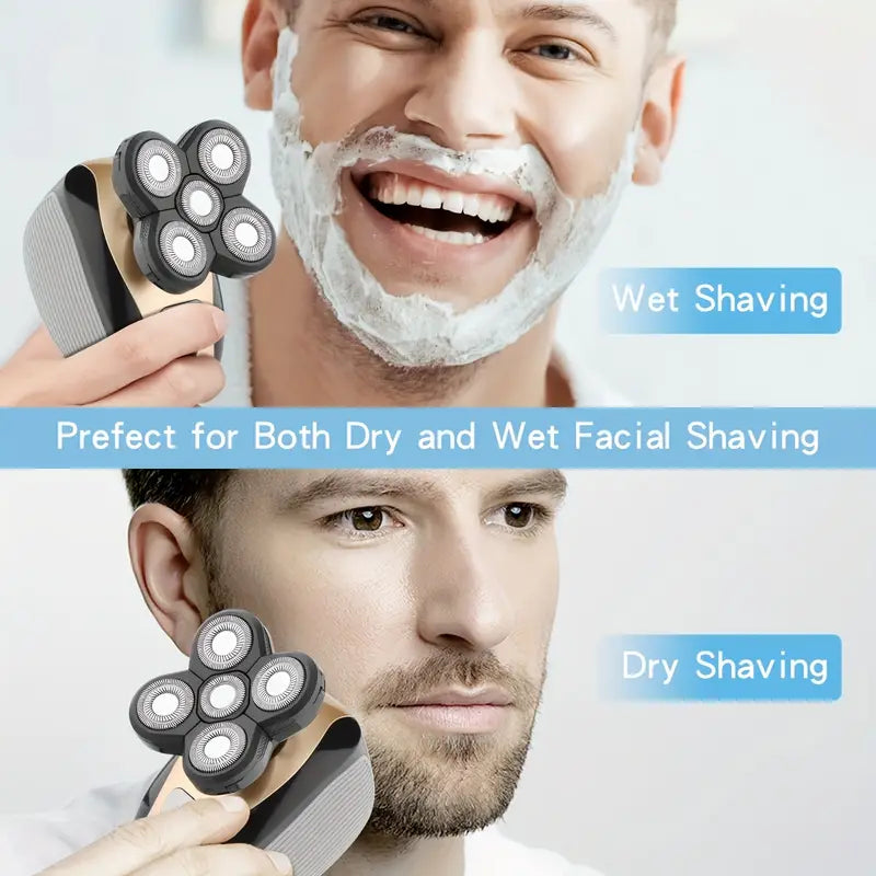 Gertzy Multifunctional Electric Shaver HM-1689 | All-in-One Precision Grooming Tool for Men & Women