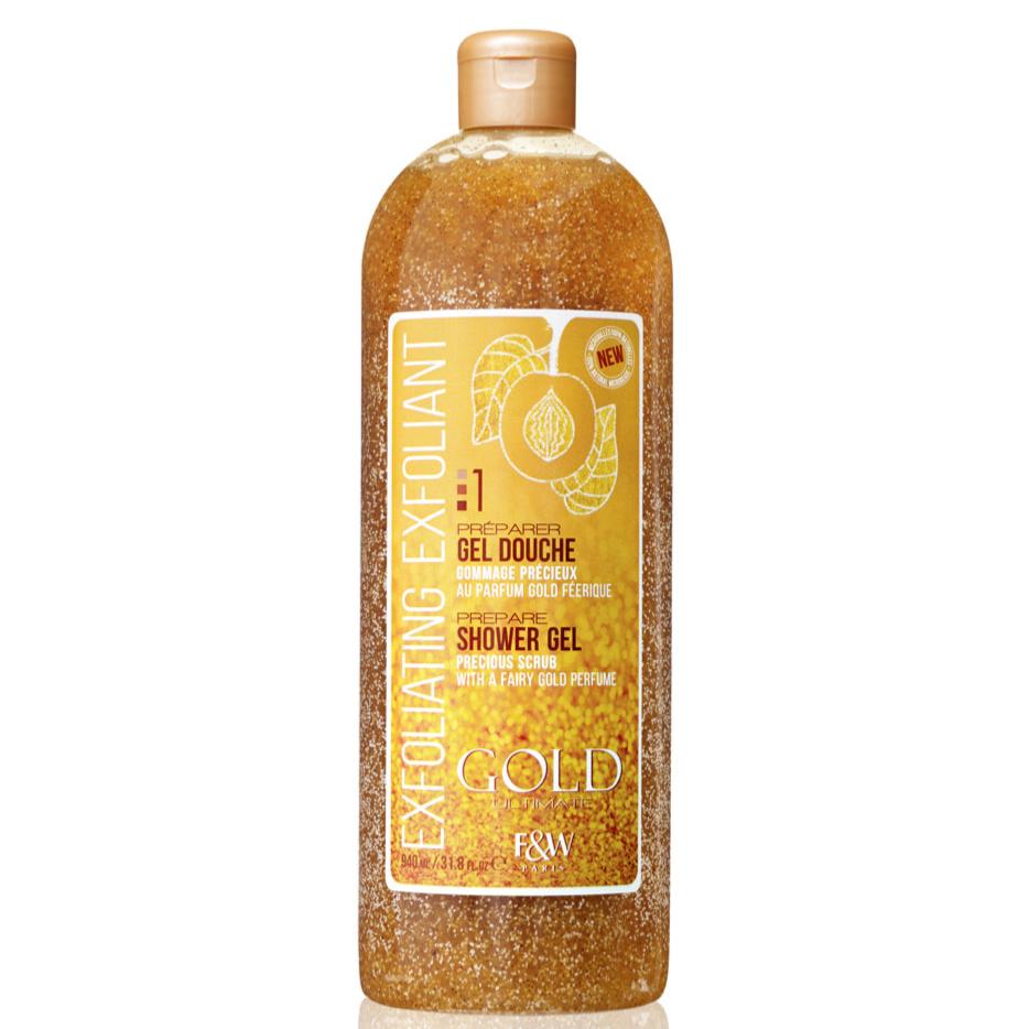Fair and White 1: Gold Exfoliating Shower Gel Scrub 940ml / 31.8fl.oz