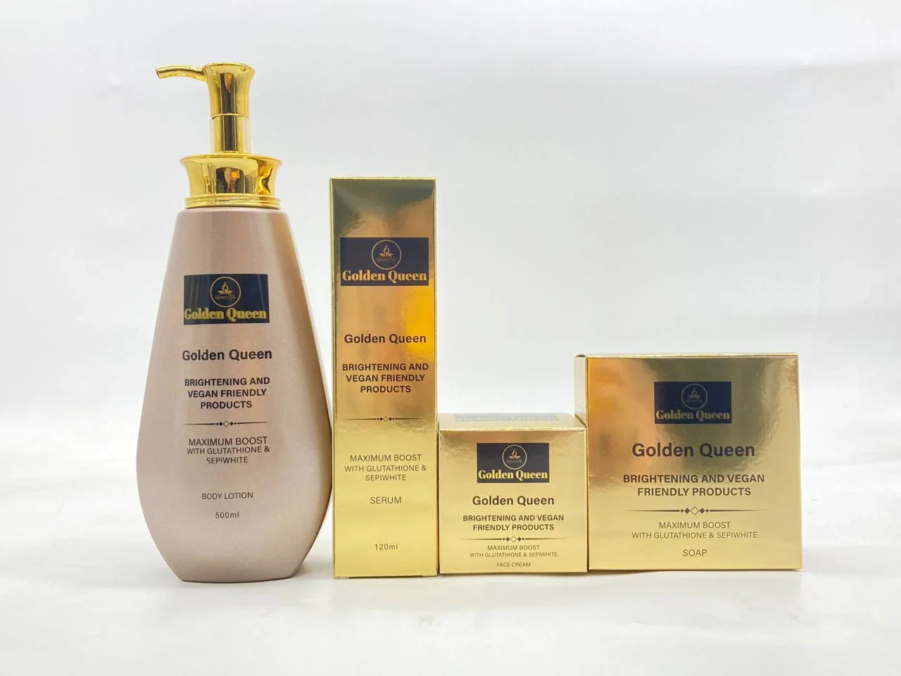 Golden Queen Brightening Body Lotion for Radiant, Even-Toned Skin 500 ml/16.91 oz