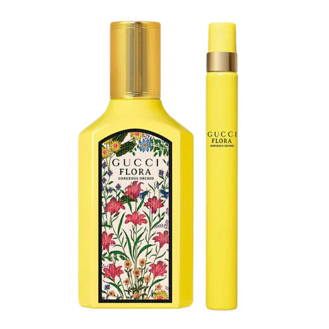 Gucci Flora Gorgeous Orchid Gift Set 50ml EDP + 10ml EDP Women's Fragrance
