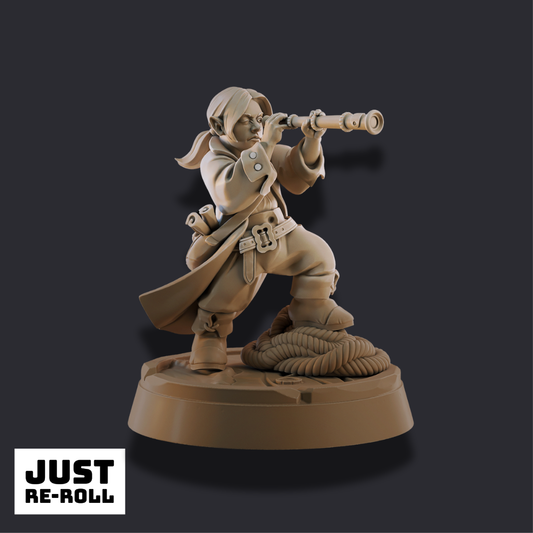 The Pirate Navigator – 3D Printed Tabletop Miniature