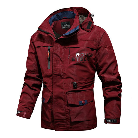 Men Tactical Jacket Breathable Military Style Army Coat Hooded Windbreaker Waterproof Bomber Jacket