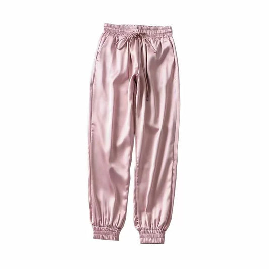 Women's Sweat Pants Fashion Joggers Trousers Hip Hop streetwear High Waist
