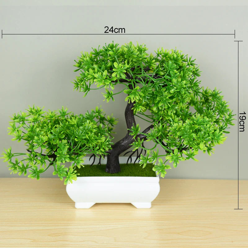Artificial Plants Bonsai Small Tree Pot