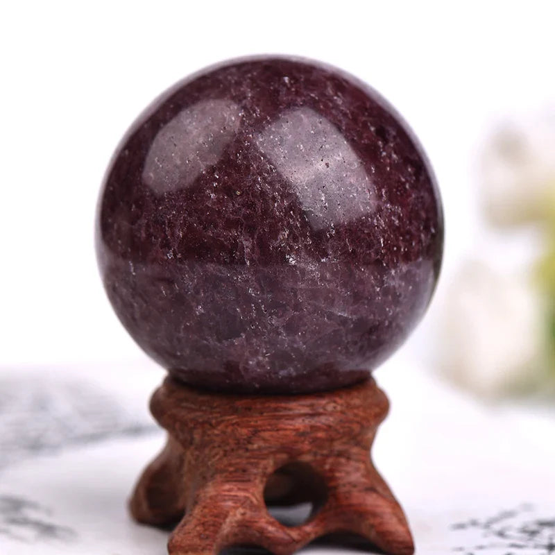 Natural Dream Amethyst Ball Polished Globe