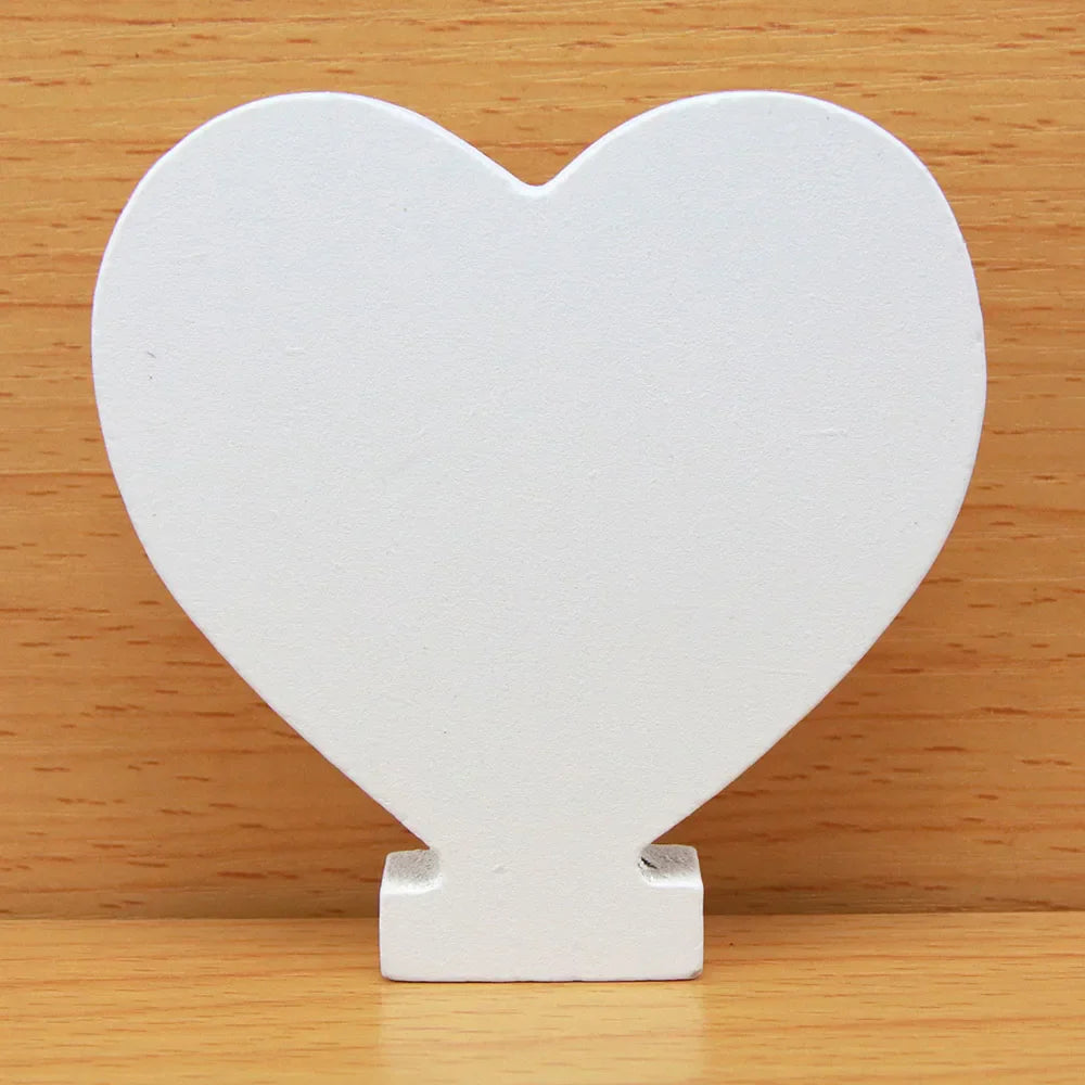 8 CM  White Wooden Letters