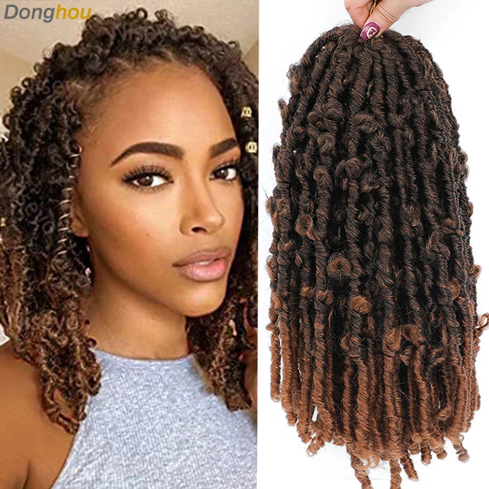 Butterfly Locks Hair Grey Butterfly Locs Pre looped Butterfly Locs Crochet Hair 14 Inch Crochet Butterfly Twist 20 Strands/Pack