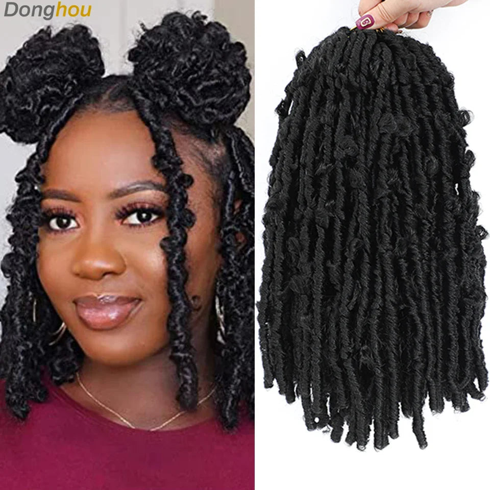 Butterfly Locks Hair Grey Butterfly Locs Pre looped Butterfly Locs Crochet Hair 14 Inch Crochet Butterfly Twist 20 Strands/Pack