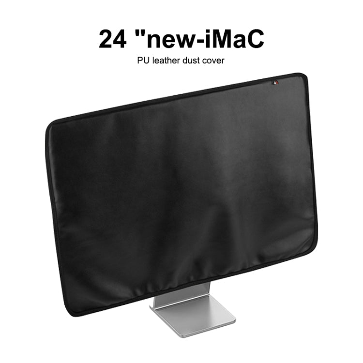 For 24 inch Apple iMac Portable Dustproof Cover Desktop Apple Computer LCD Monitor Cover with Storage Bag, 24 inch (Grey), 24 inch (Blue), 24 inch (Purple), 24 inch (Red), 24 inch (Black)