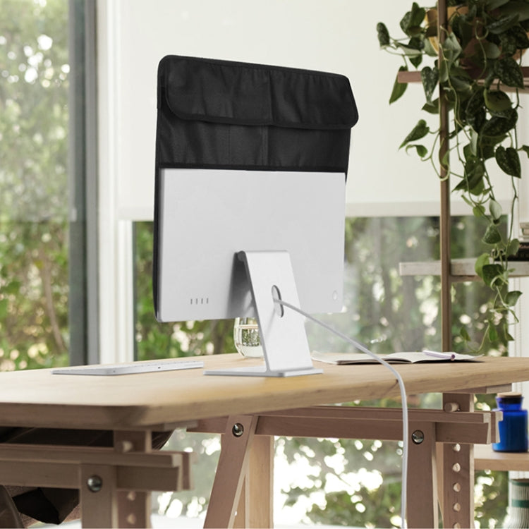 For 24 inch Apple iMac Portable Dustproof Cover Desktop Apple Computer LCD Monitor Cover with Storage Bag, 24 inch (Grey), 24 inch (Blue), 24 inch (Purple), 24 inch (Red), 24 inch (Black)