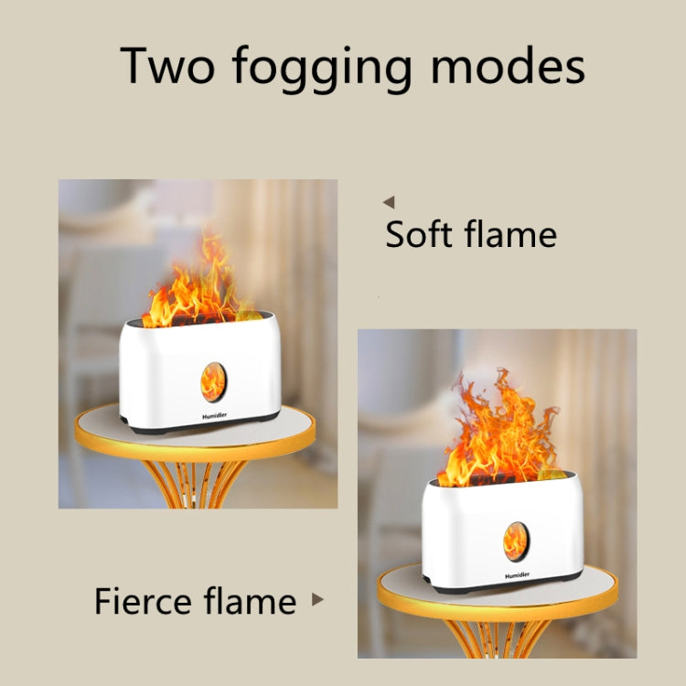 USB Simulation Flame Humidifier (Grey)