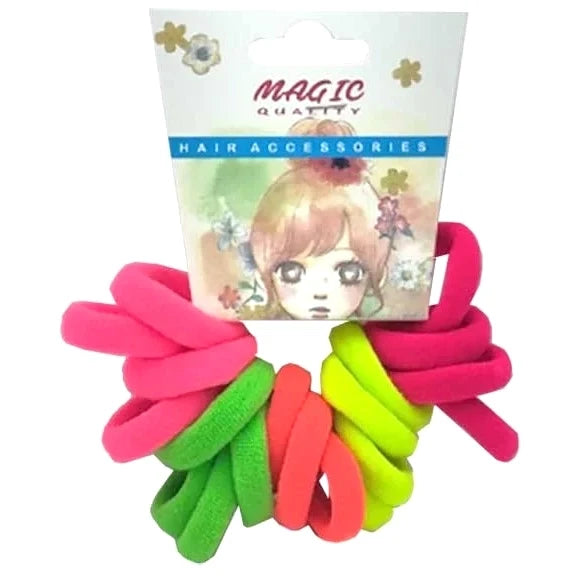 Magic Quality Kids Hair Bobbles - Gentle, Snag-Free Hold for Children's Hair (20 pcs)