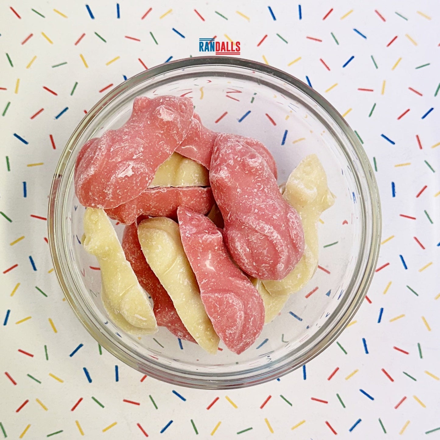 HANNAH'S PINK & WHITE MICE - 100g (BRITISH)