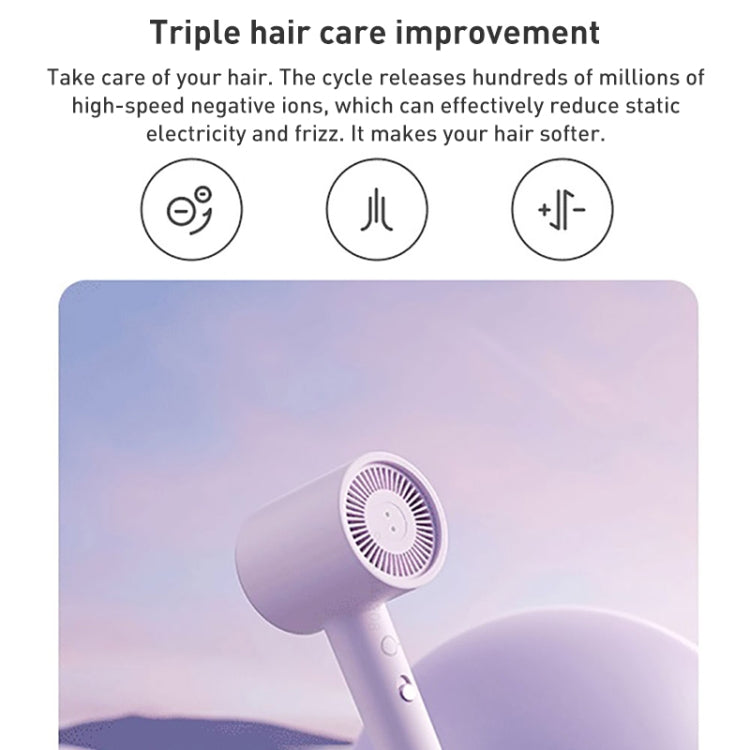 Original Xiaomi Mijia H301 Negative Ion Quick Drying Electric Hair Dryer, US Plug (Green)