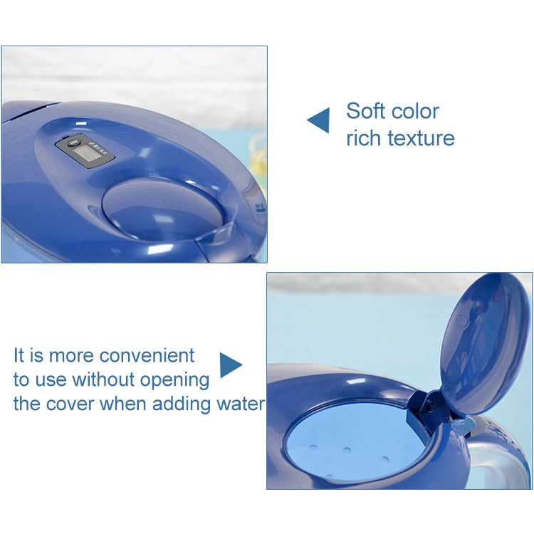 3.5L Activated Carbon Filter Kettle Water Filter with Filter Cartridge, 3.5L(White), 3.5L (Dark Blue)