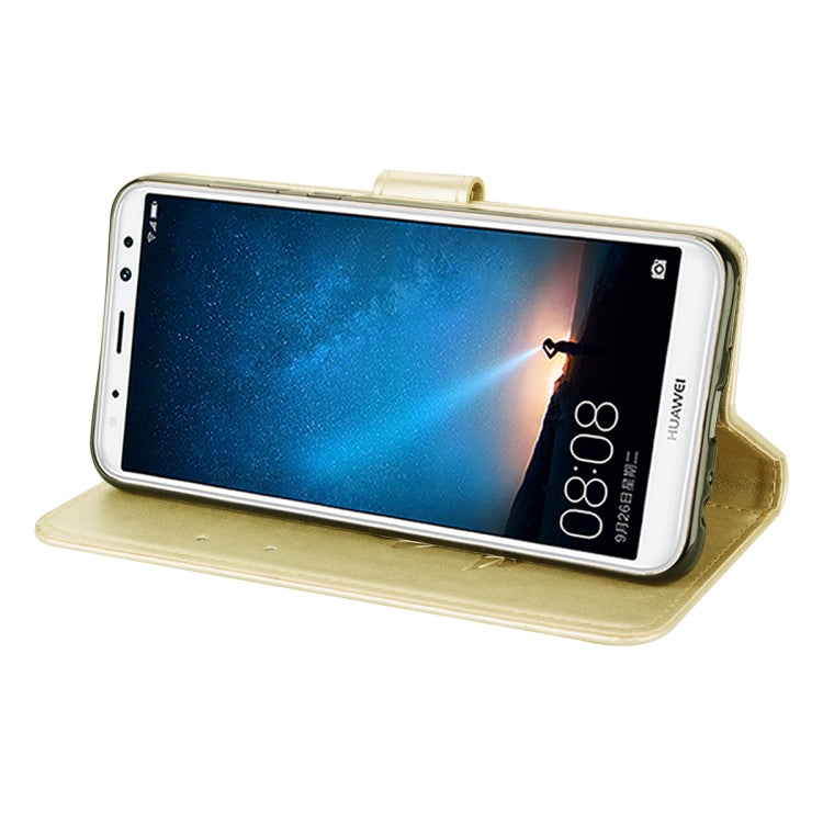 For Huawei Mate 10 Lite Rose Embossed Horizontal Flip Environmental PU Leather Case with Holder & Card Slots & Wallet, Huawei Mate 10 Lite, For Huawei Mate 10 Lite