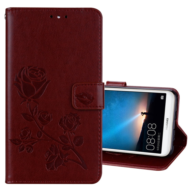 For Huawei Mate 10 Lite Rose Embossed Horizontal Flip Environmental PU Leather Case with Holder & Card Slots & Wallet, Huawei Mate 10 Lite, For Huawei Mate 10 Lite
