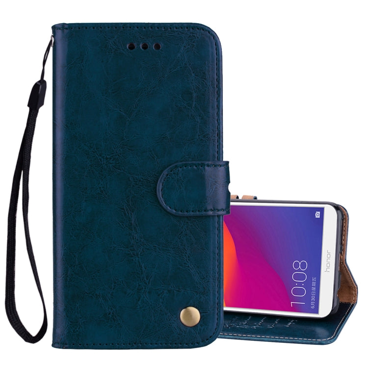 Business Style Oil Wax Texture Horizontal Flip Leather Case for Huawei Honor 7C / Enjoy 8 / Y7 (2018) / Y7 Prime (2018) / Nova 2 Lite, with Holder & Card Slots & Wallet, For Huawei Honor 7C / Y7 Prime (2018), For Huawei Honor 7C                        ...