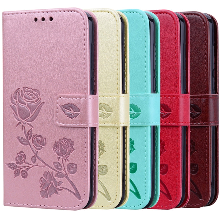 Rose Embossed Horizontal Flip PU Leather Case for Huawei Y9 (2019), with Holder & Card Slots & Wallet, For Huawei Y9 (2019), Huawei Y9 (2019)