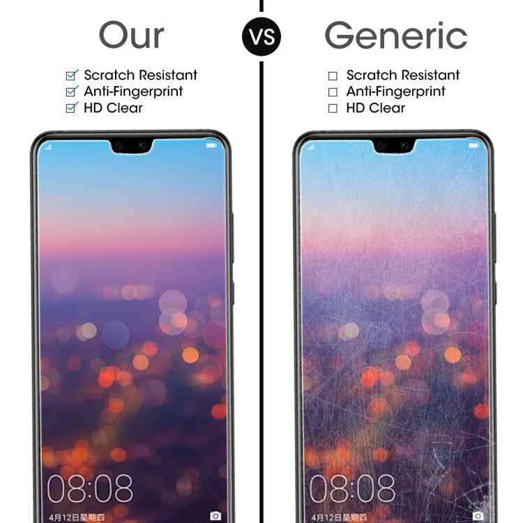 50 PCS for Huawei P20 0.26mm 9H Surface Hardness 2.5D Explosion-proof Tempered Glass Screen Film, No Retail Package, For P20